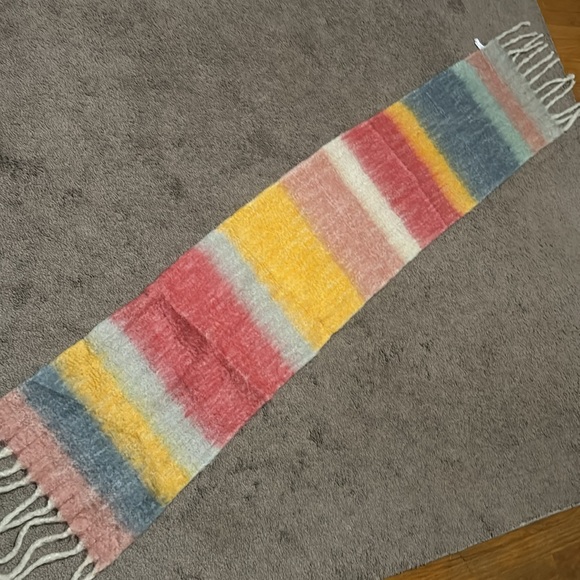Lauren Conrad Scarf/Wrap-Multi Color Stripe-Twisted Fringe-Acrylic-EUC - Picture 9 of 16